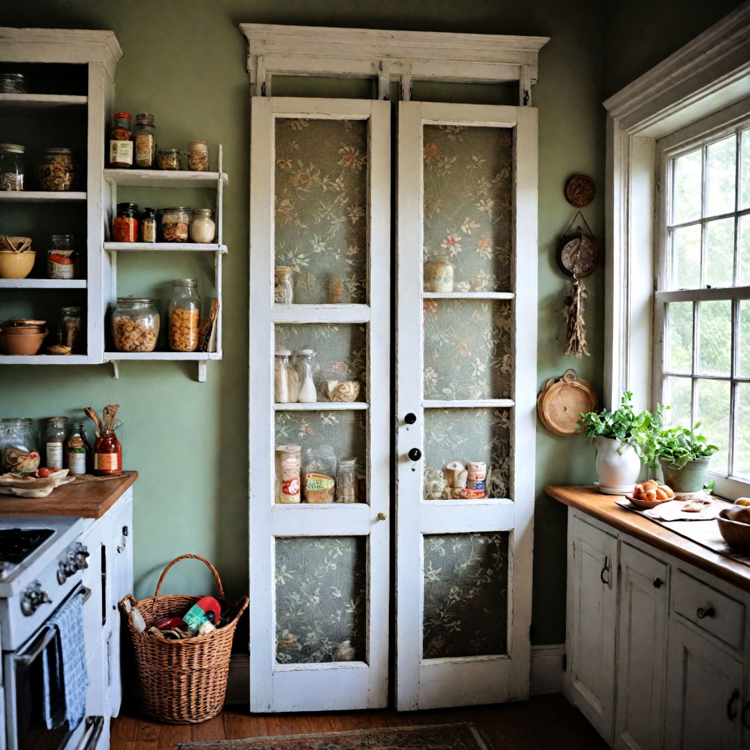 vintage screen pantry door