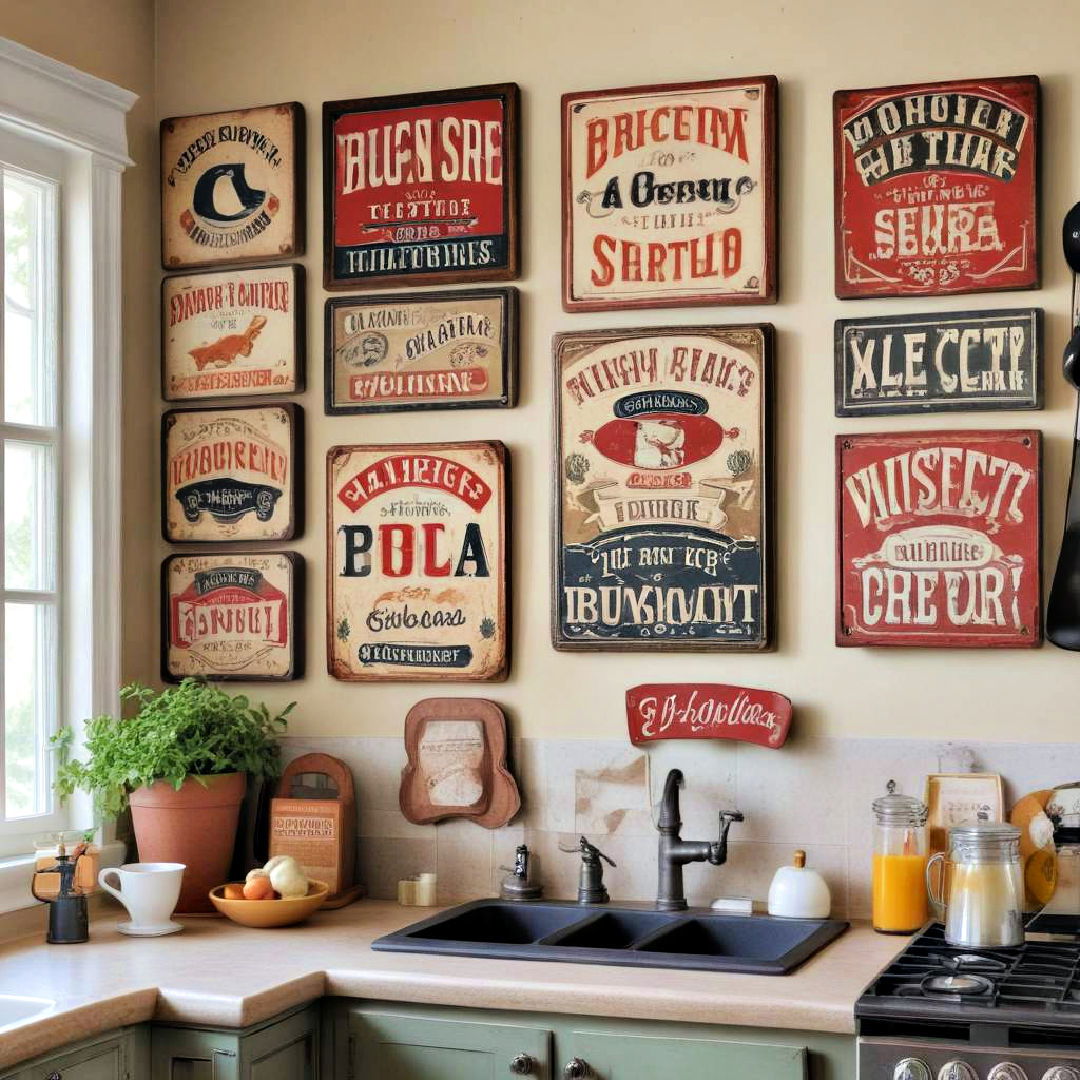 vintage signs