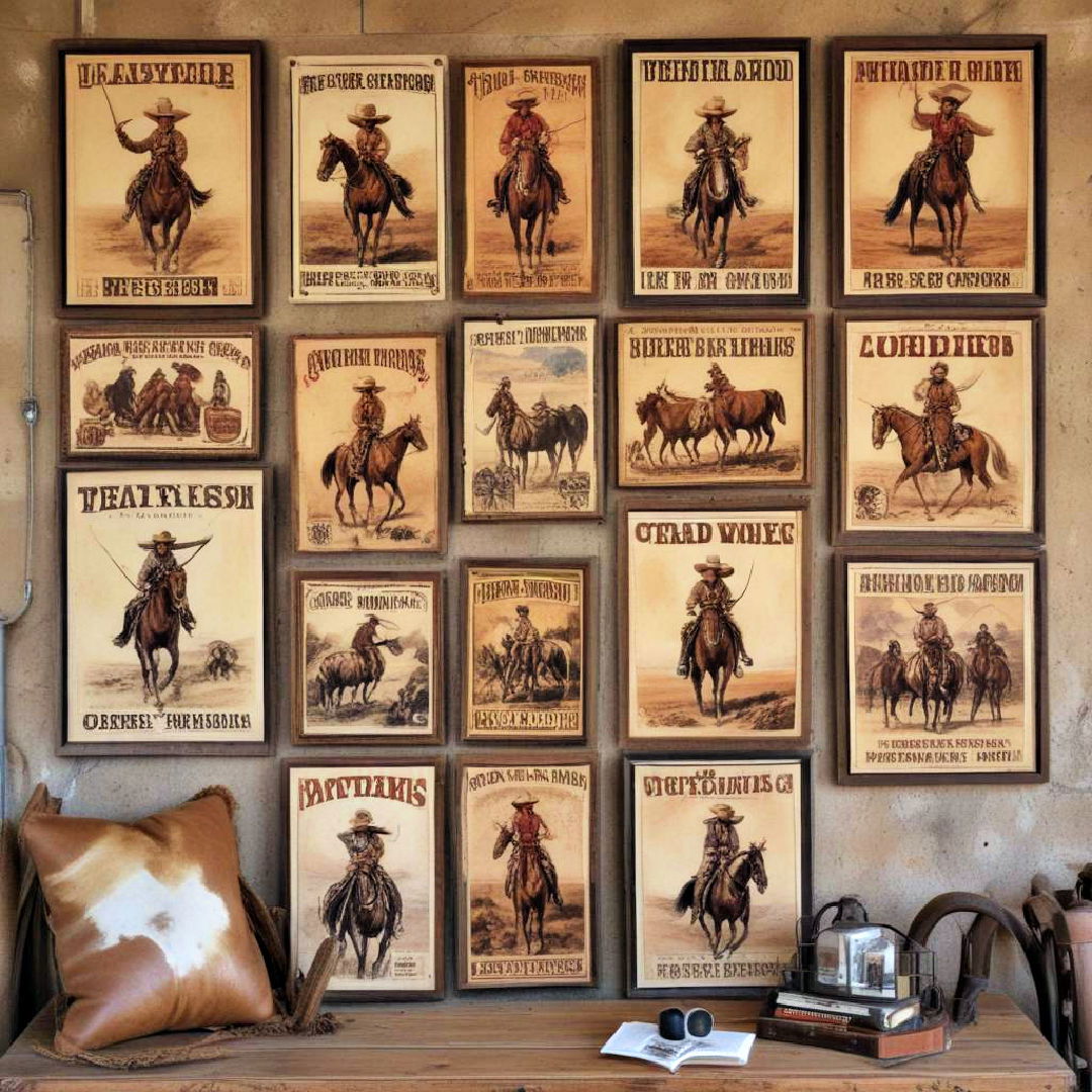 vintage western posters