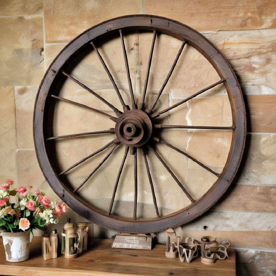 wagon wheel decor