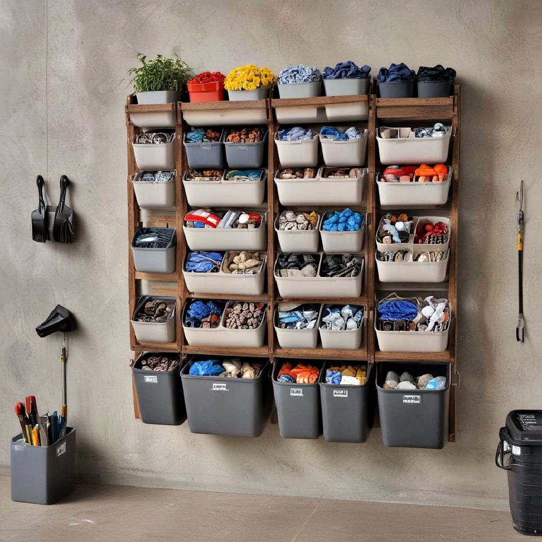 wall mounted bins