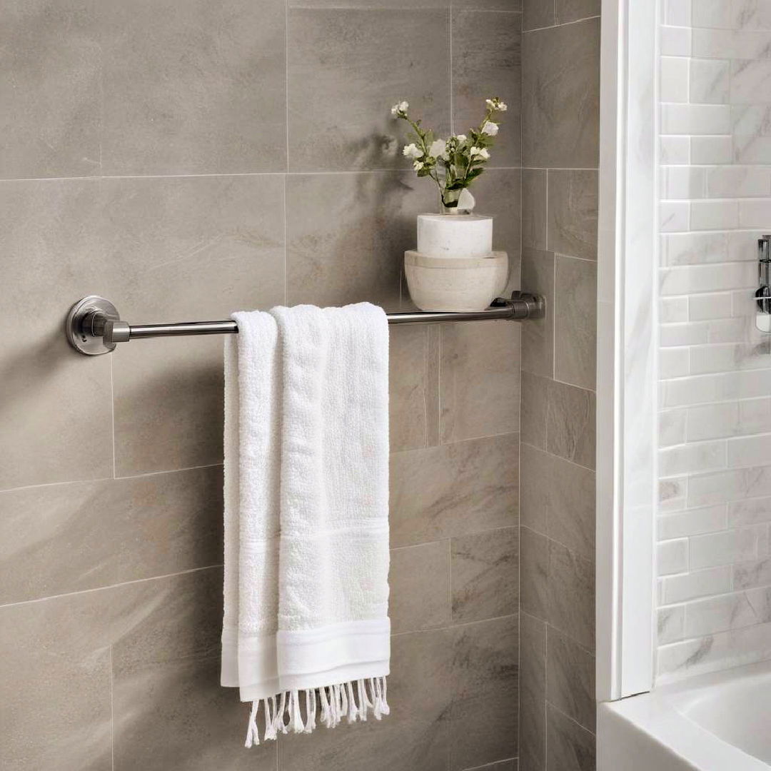 wall mounted towel bar