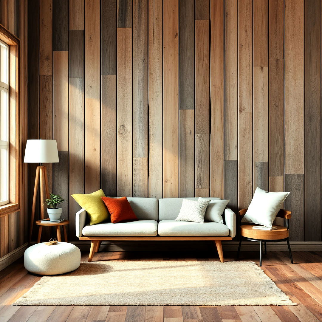 weathered wood paneling