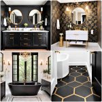 white and gold bathroom ideas