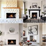 white fireplace ideas