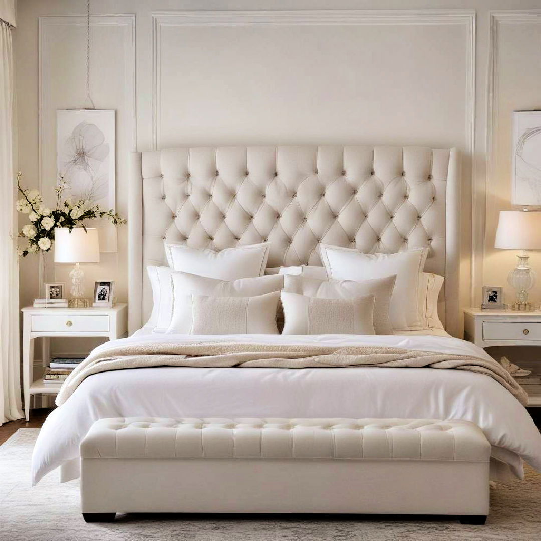 white headboard