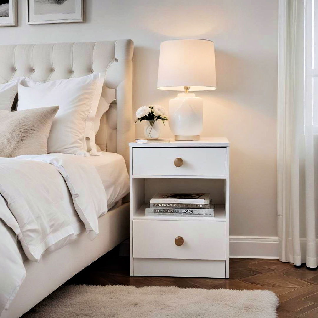 white nightstands