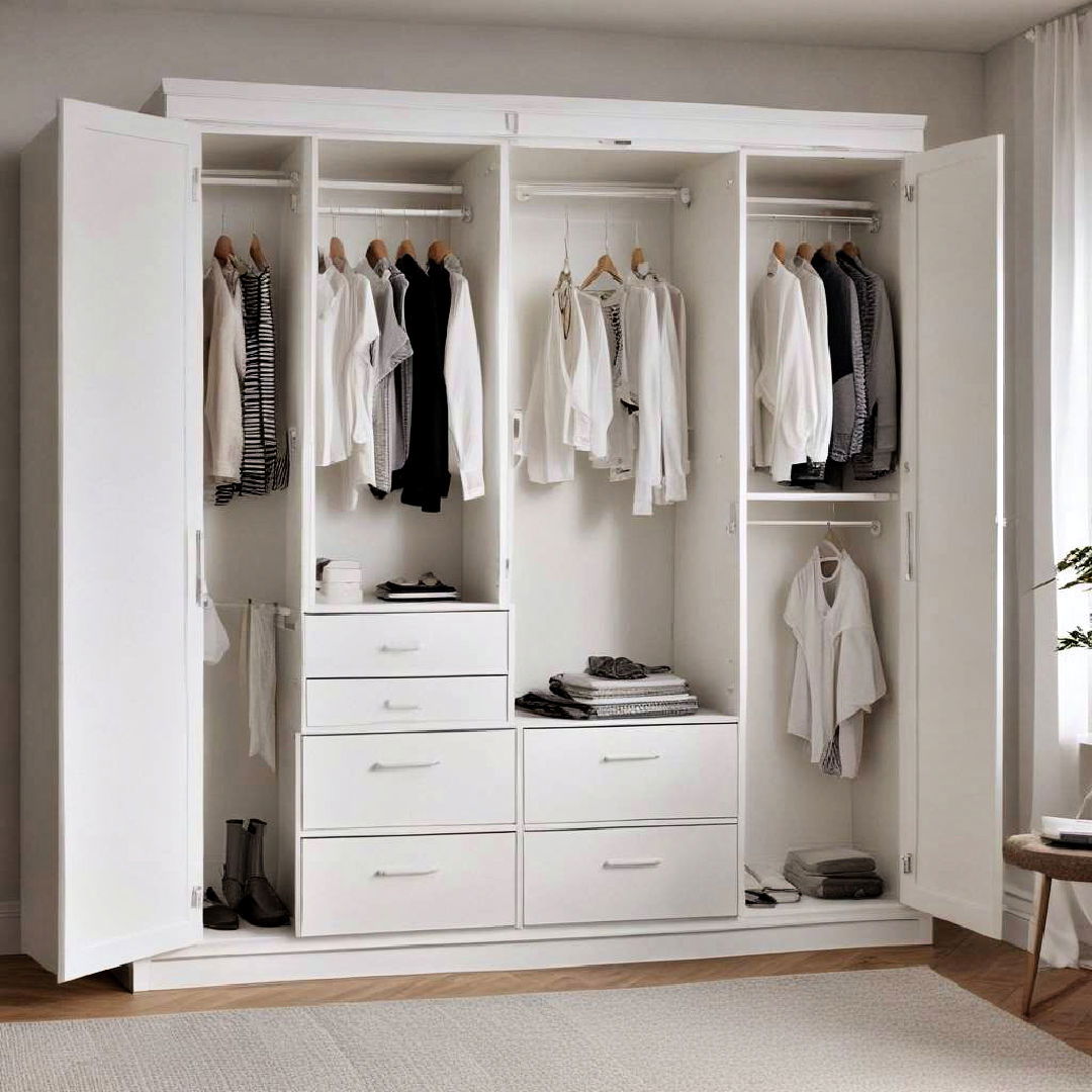 white wardrobe bedroom