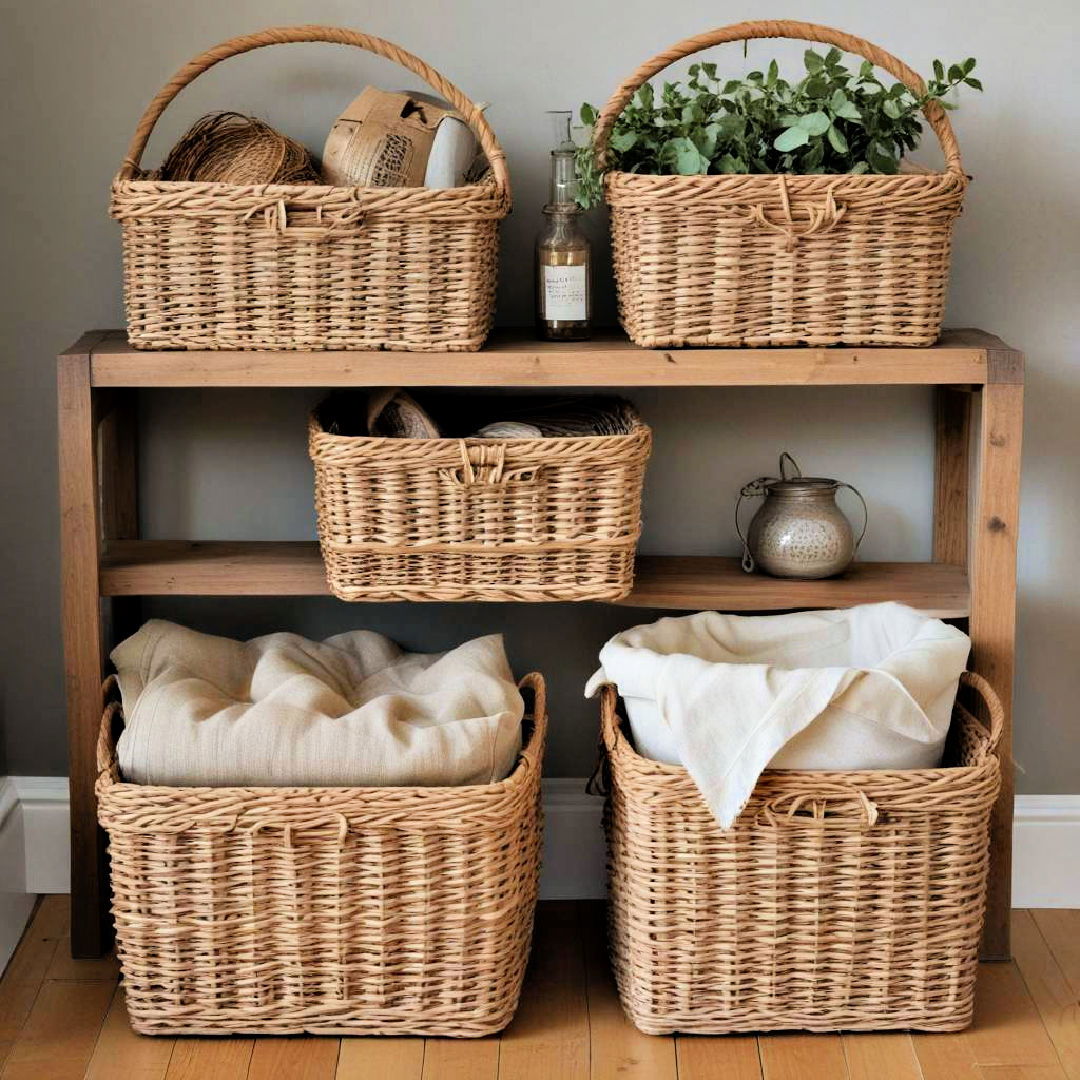 wicker baskets