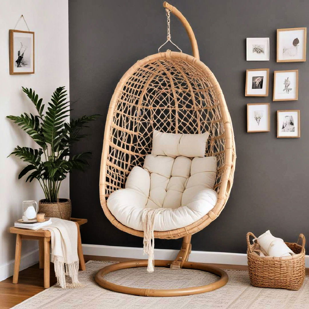 wicker hanging chair