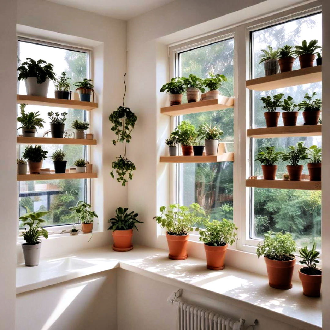 window shelves