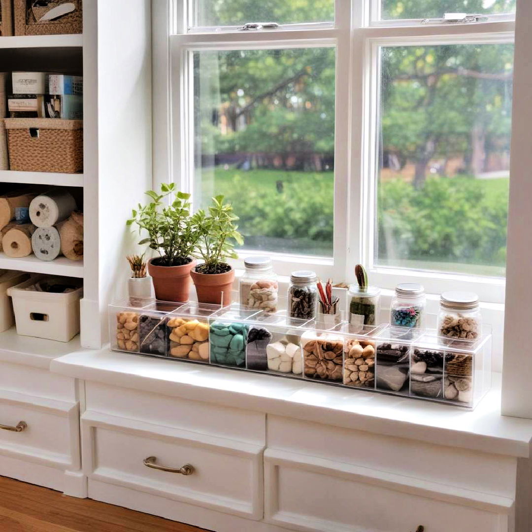 windowsill storage