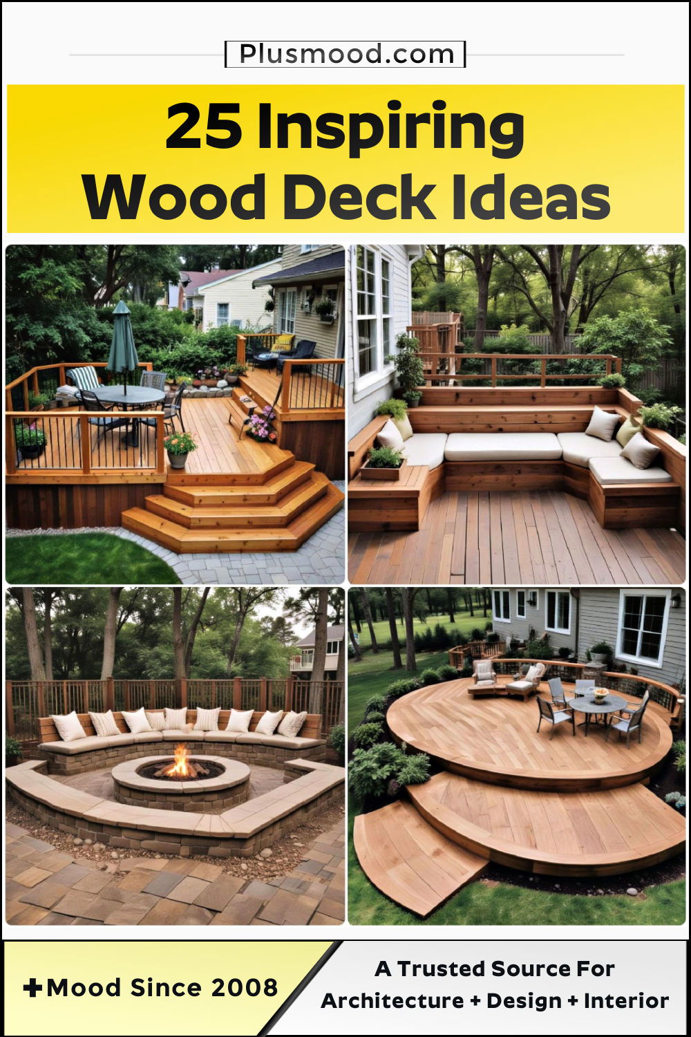 wood deck ideas and inspiration