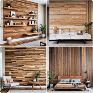 wood slat accent wall ideas