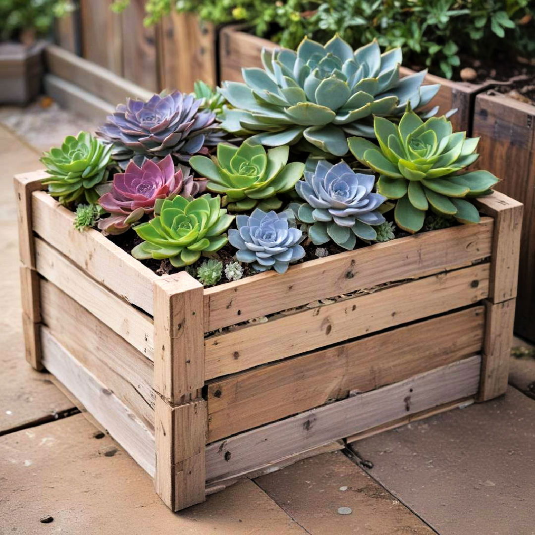 wooden crate