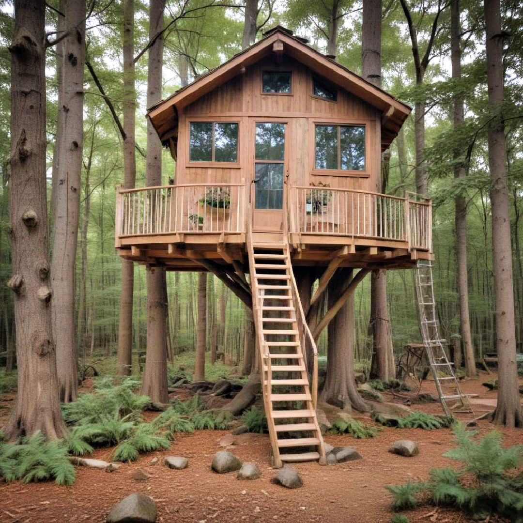 woodland retreat treehouse