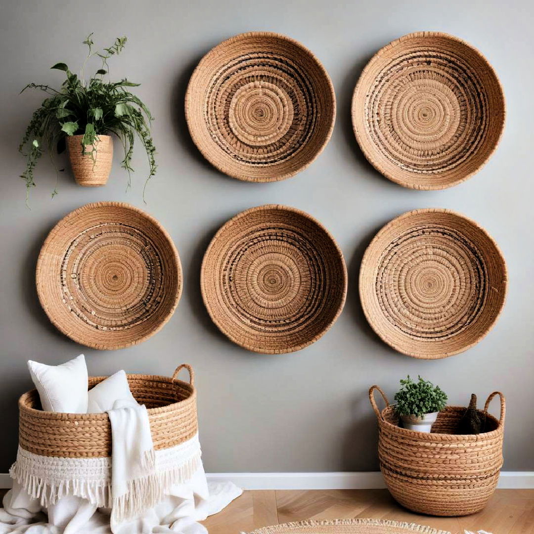 woven wall baskets