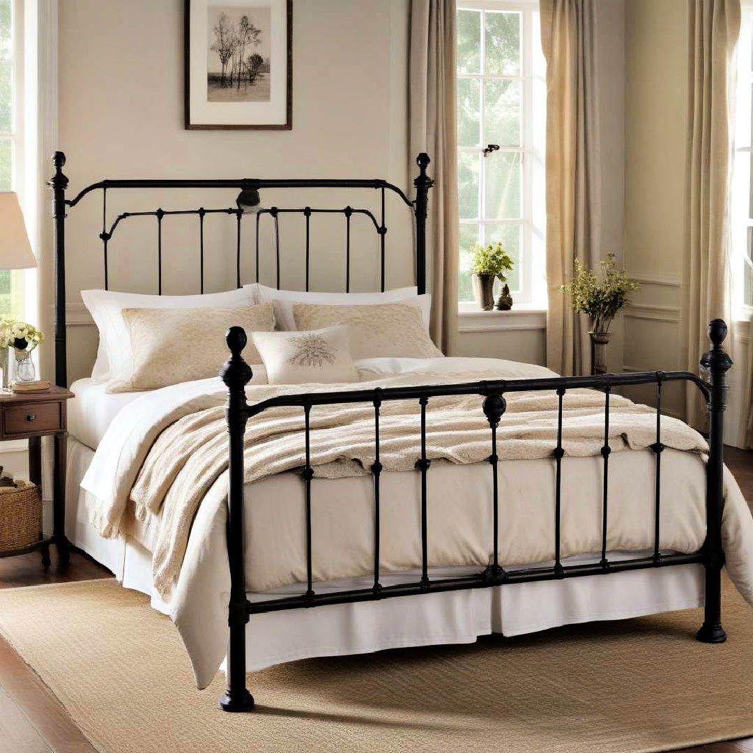 wrought iron bed frames