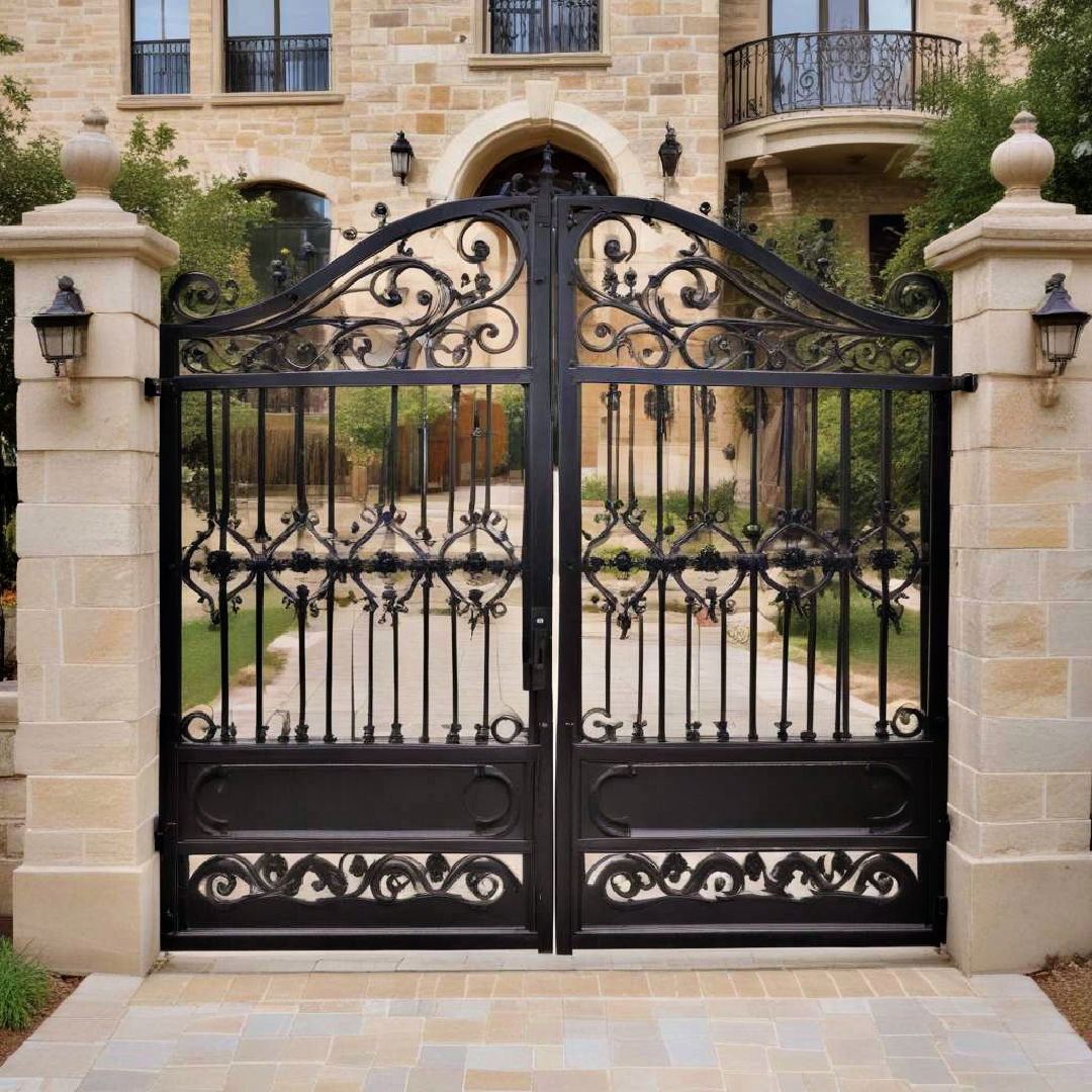 wrought iron elegance