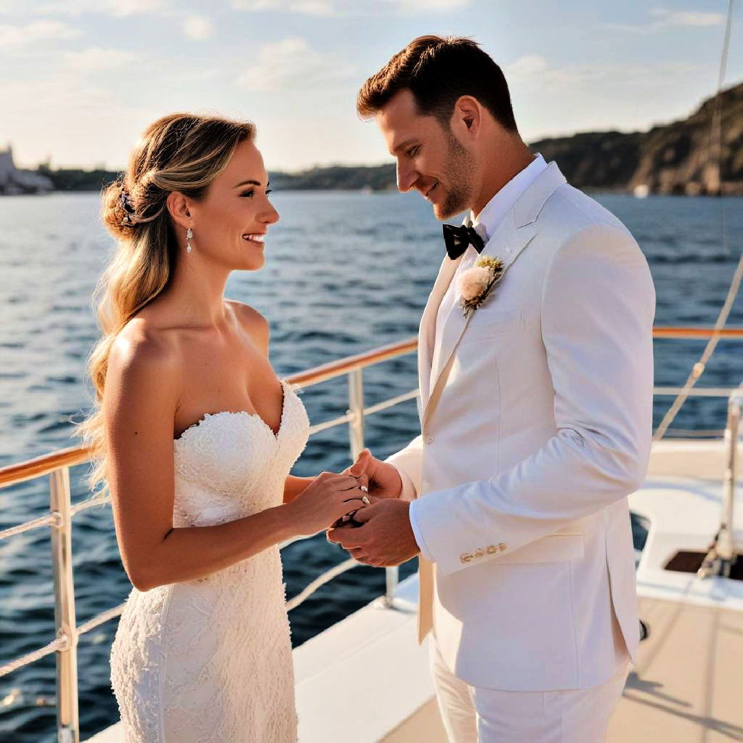 yacht cruise wedding