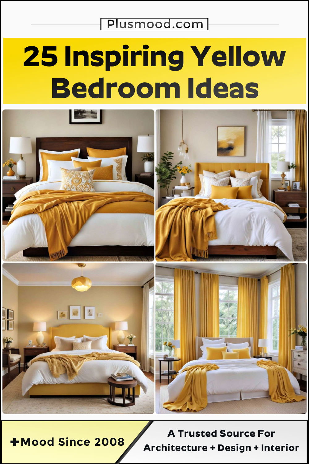 yellow bedroom ideas and inspiration