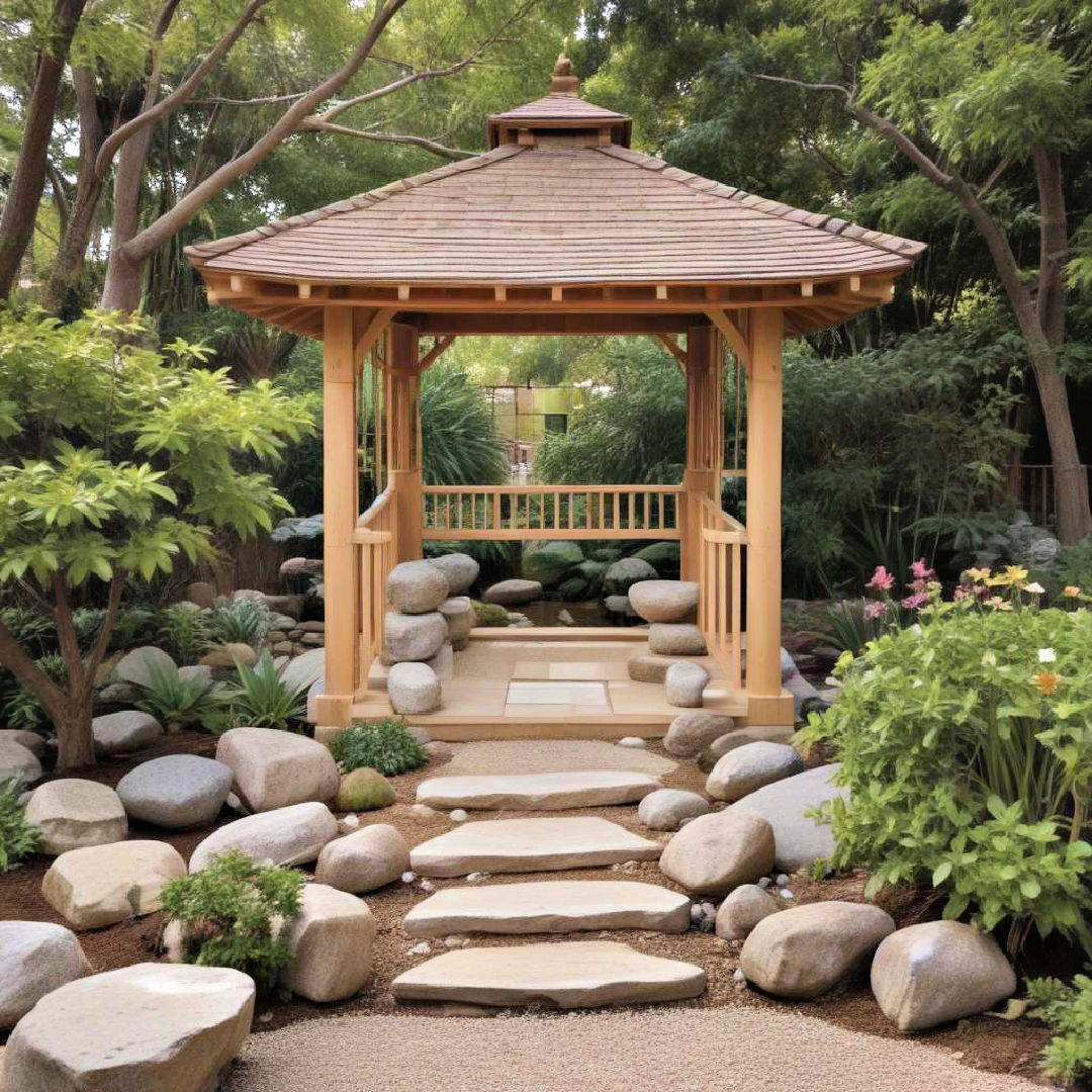 zen garden gazebo