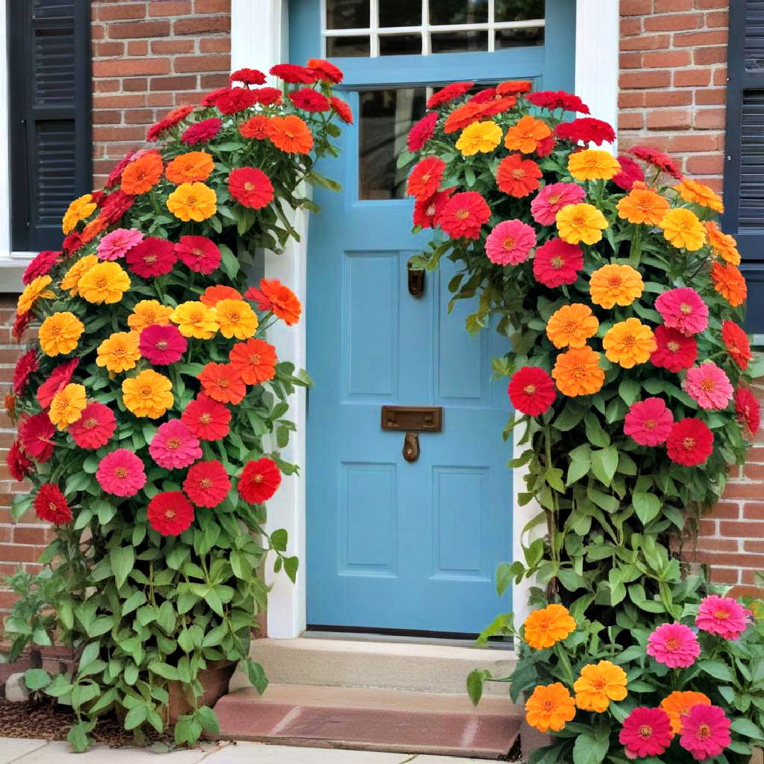 zinnias