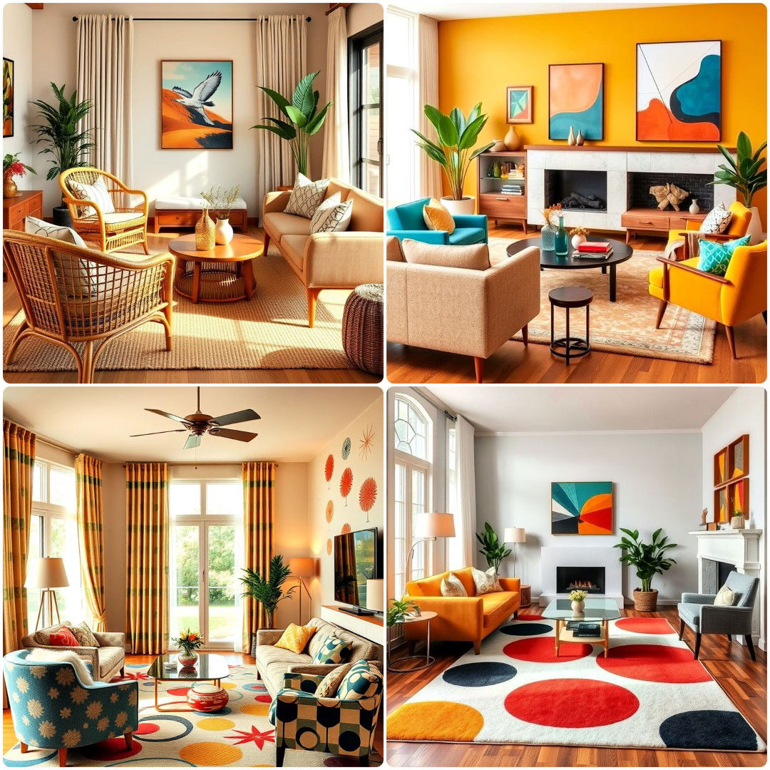 25 Best 1950s Living Room Ideas for A Retro-Inspired Space