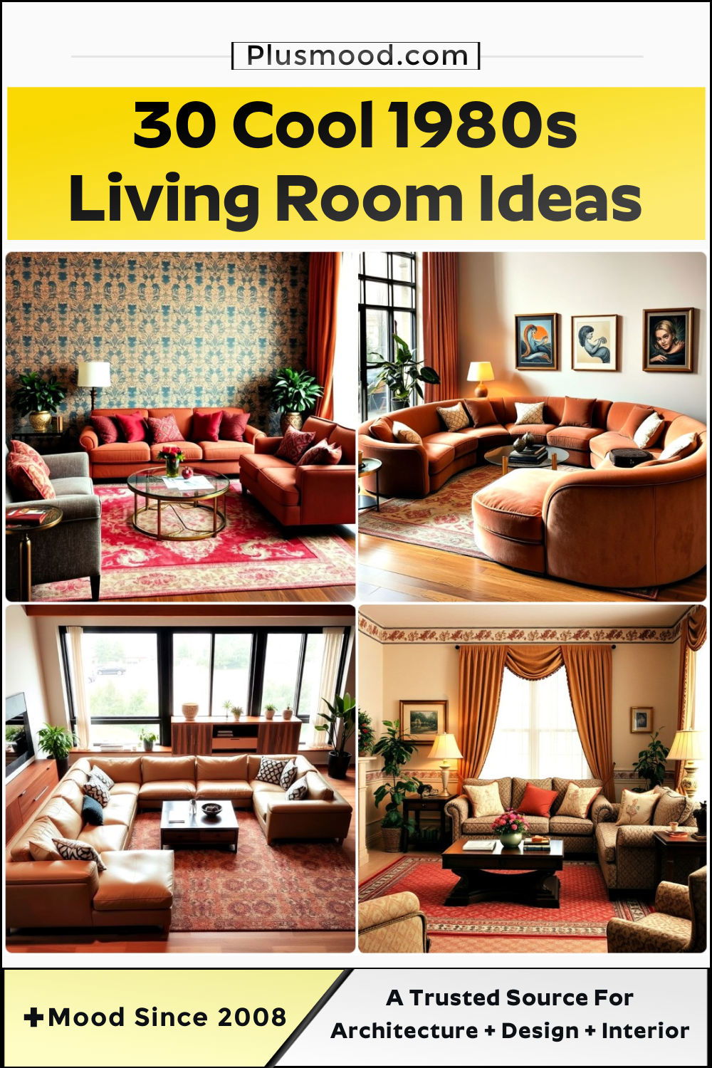 1980s living room ideas and inspiration