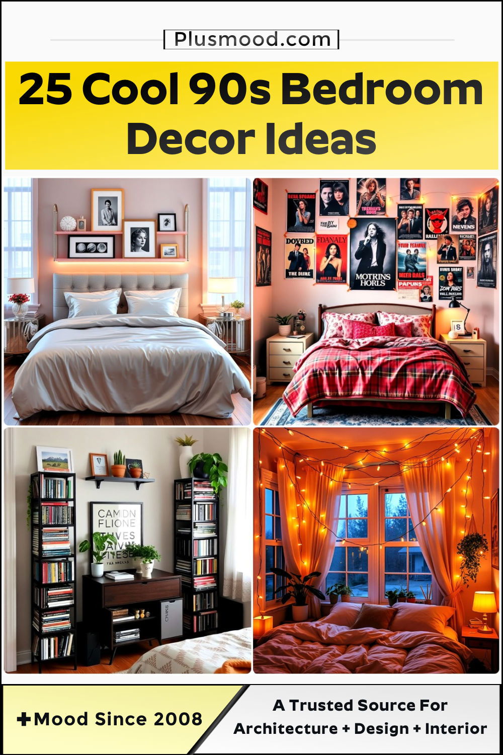 90s bedroom decor ideas and inspiration