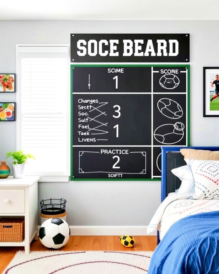 DIY soccer scoreboard
