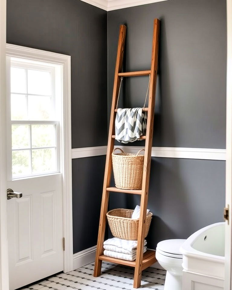 Freestanding Storage Ladder