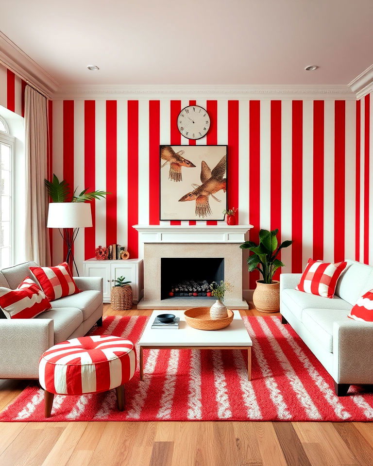 Red Striped Patterns