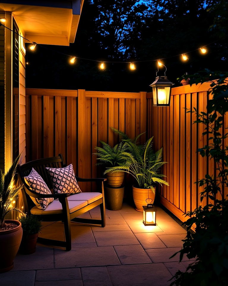 Solar Powered Lighted Corner