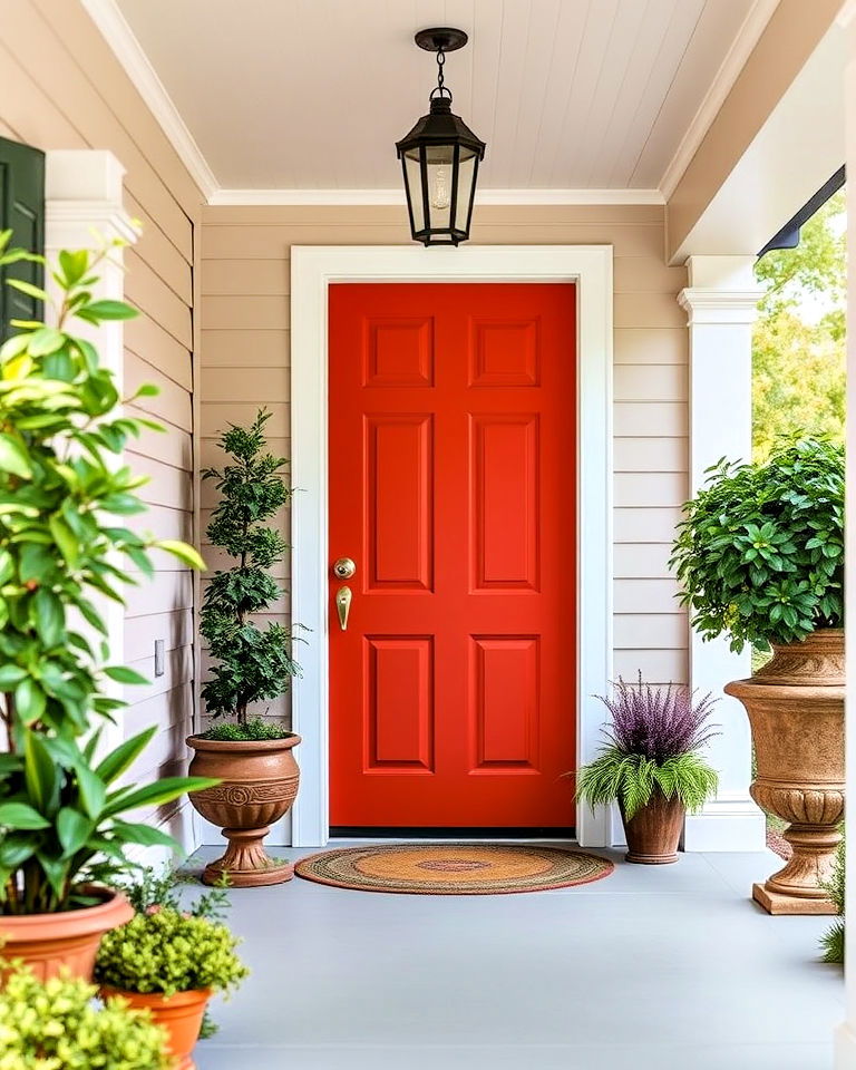 add a bold front door color