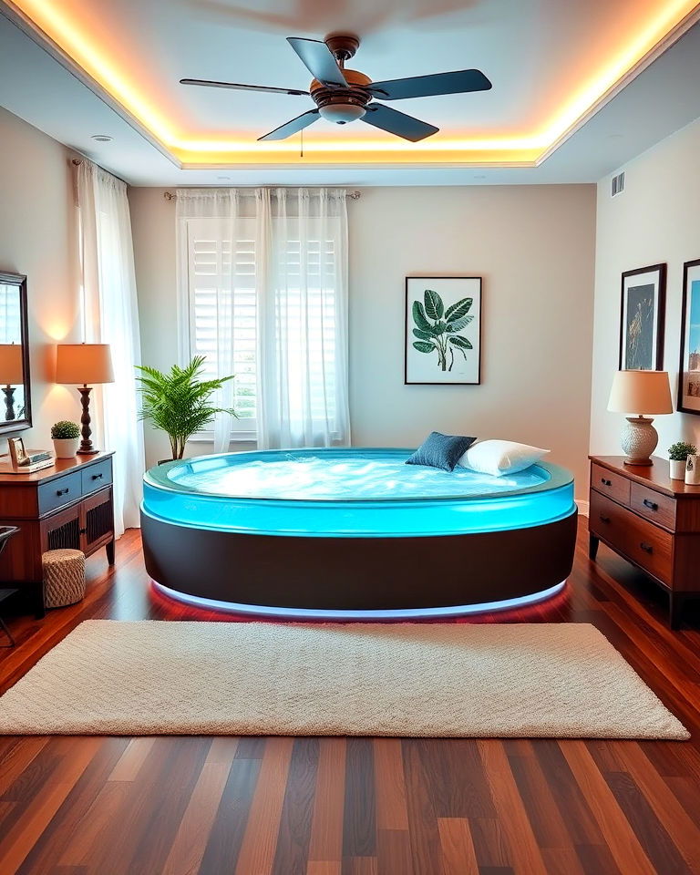 add a waterbed for ultimate comfort