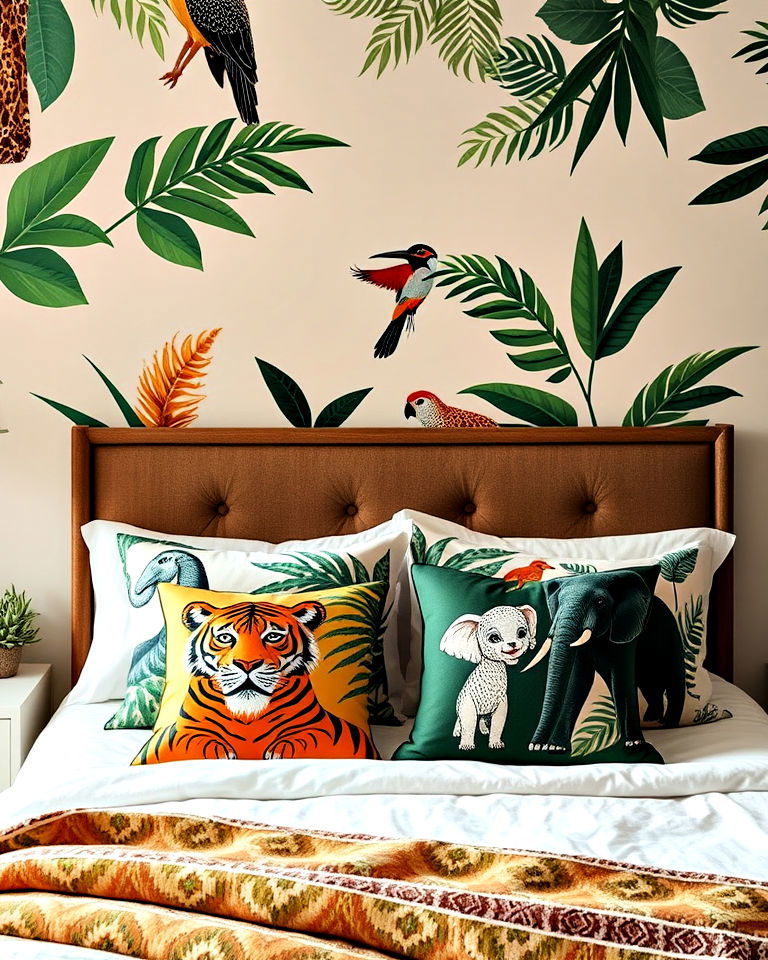 animal themed cushions