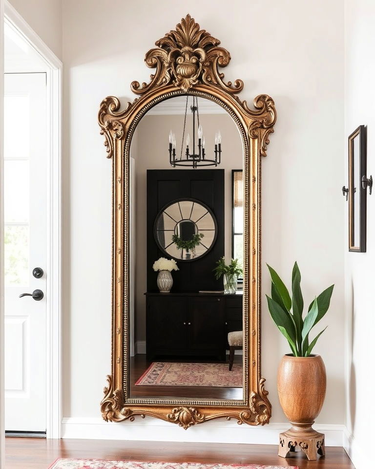 antique mirror for vintage charm