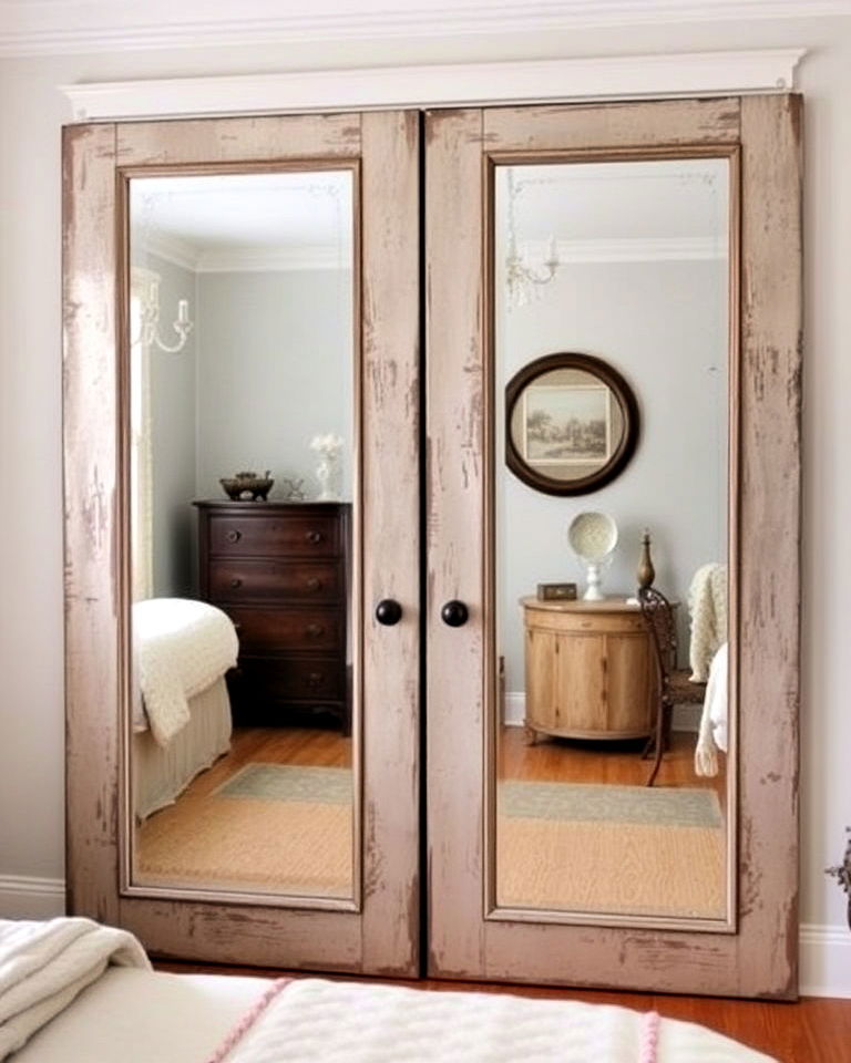 antique mirror panels