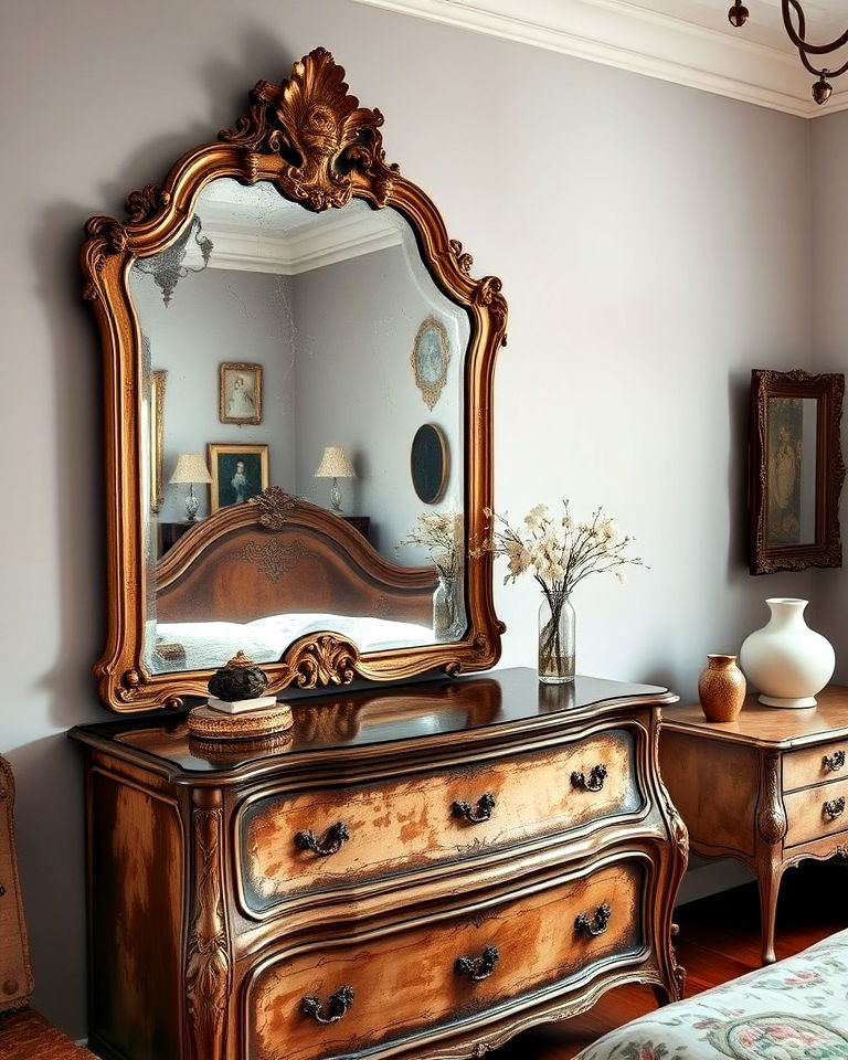 antique mirrors for bedroom
