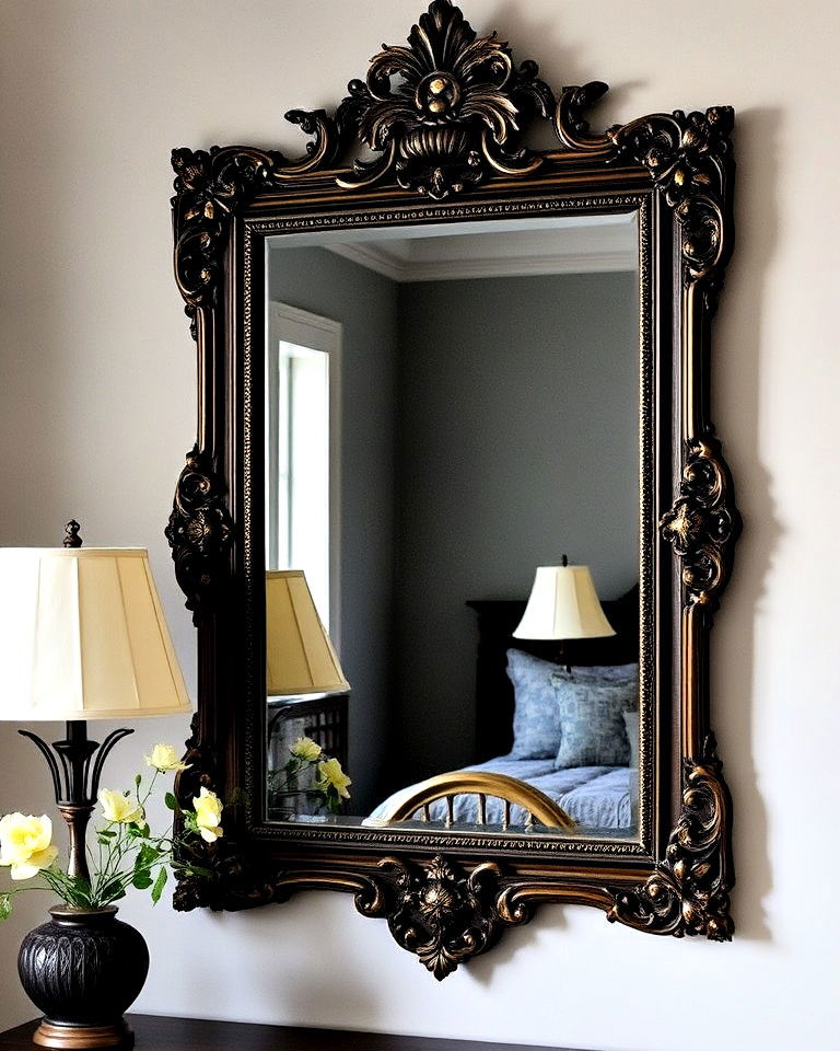 antique mirrors for depth