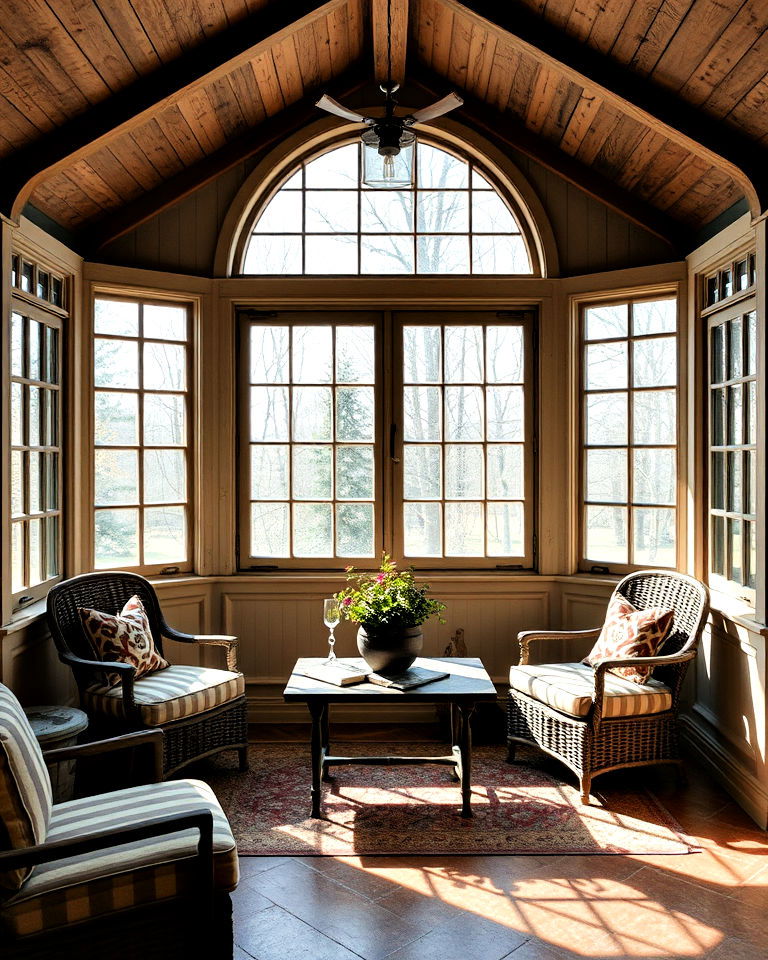 antique style windows