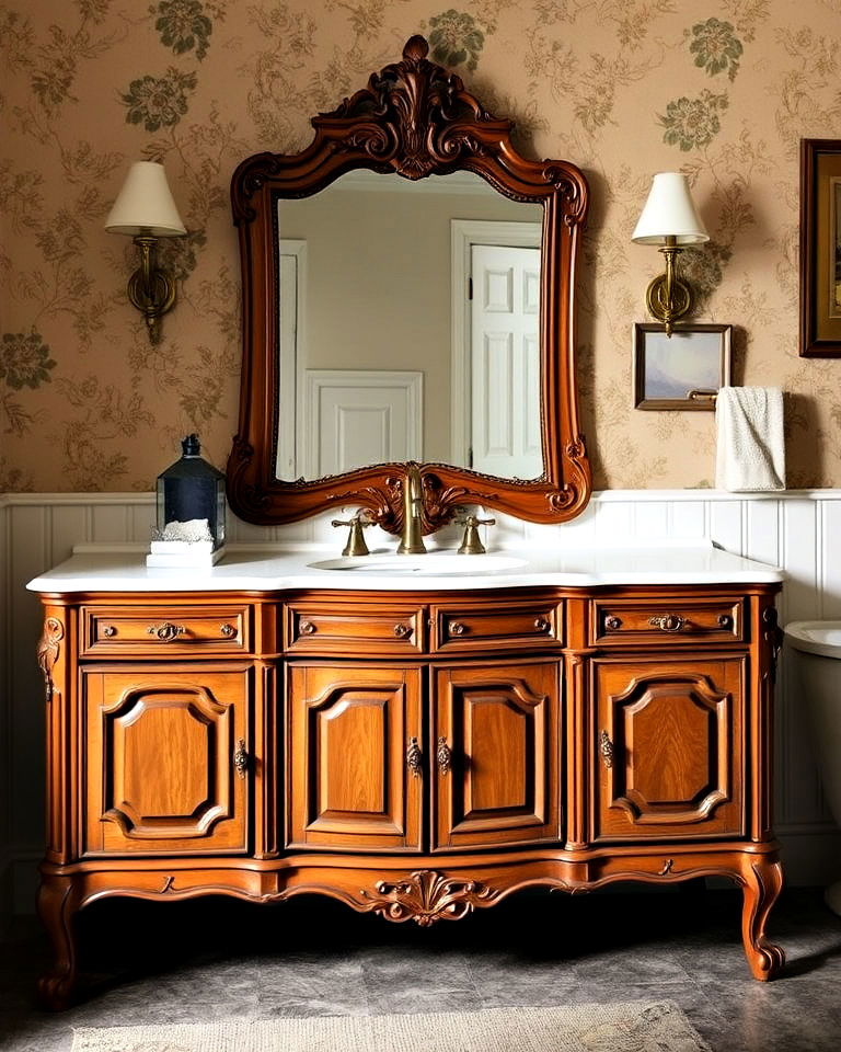 antique vanities for old world charm