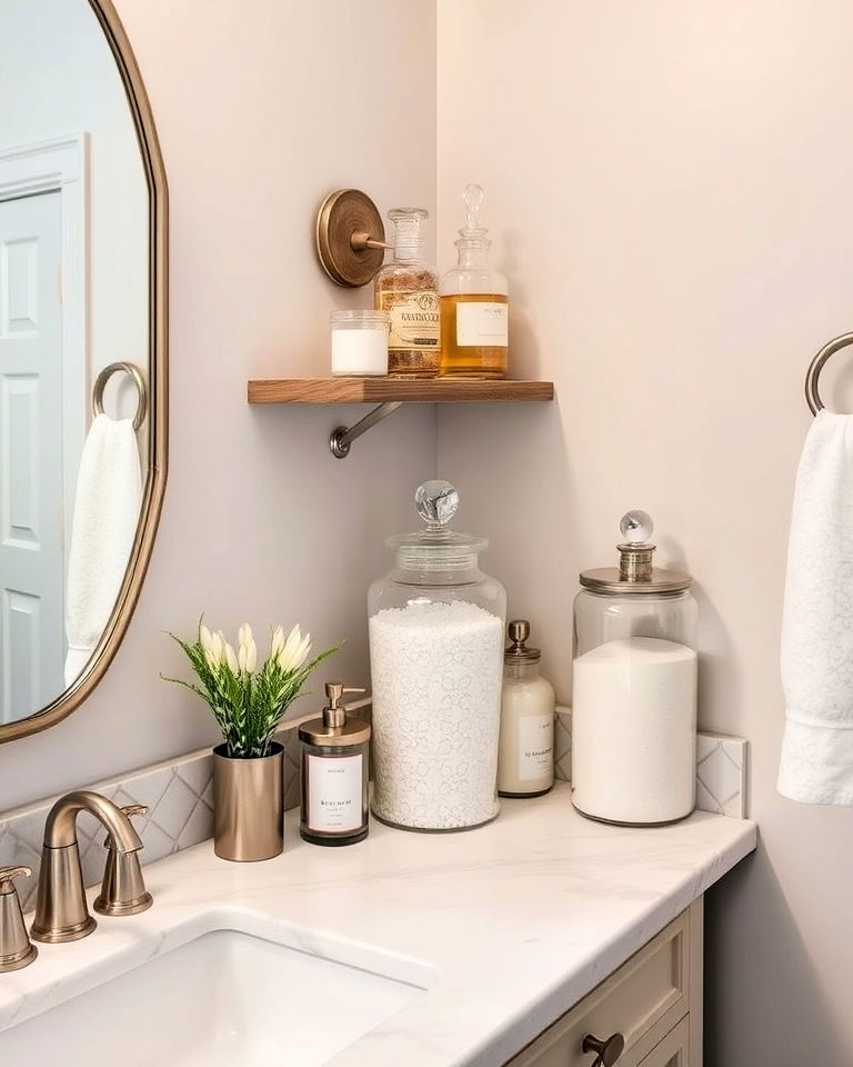 apothecary jars for a vintage look
