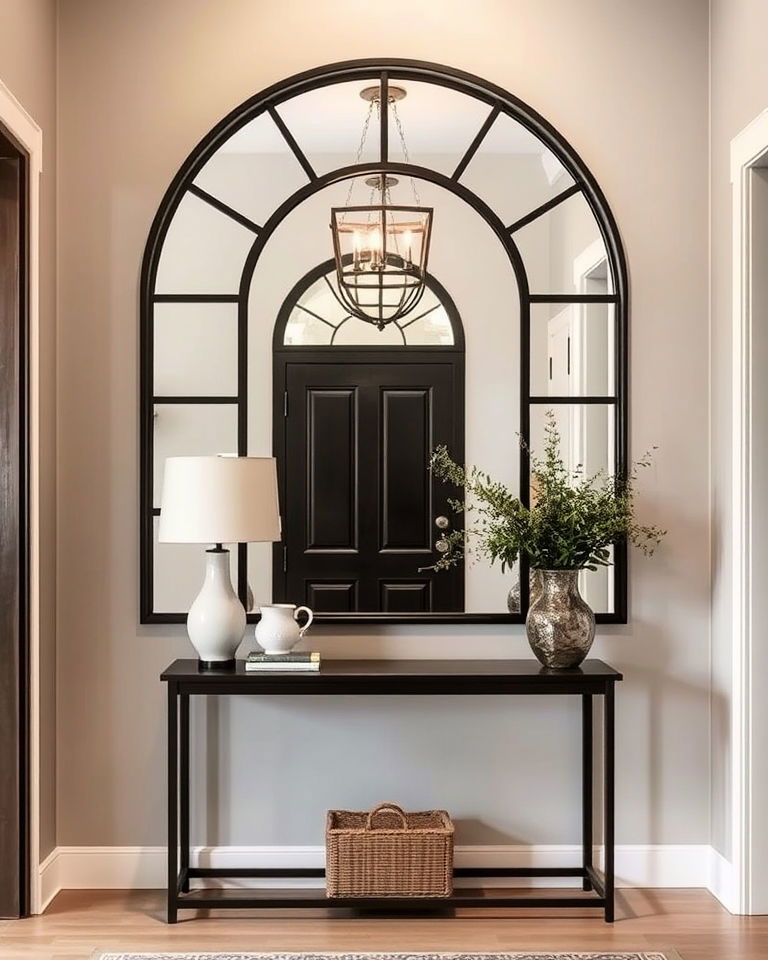 arched mirror for architectural interest