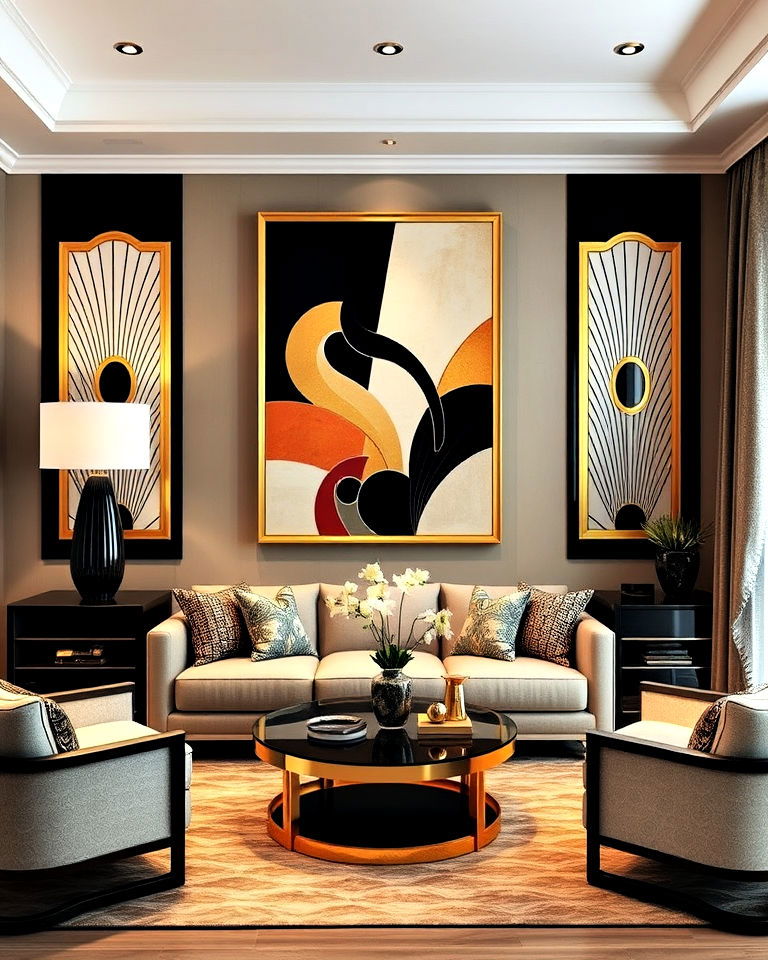 art deco inspired artwork