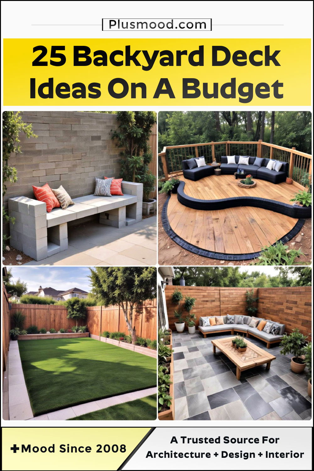 backyard deck ideas on a budget and inspiration