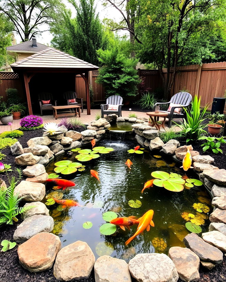 backyard pond