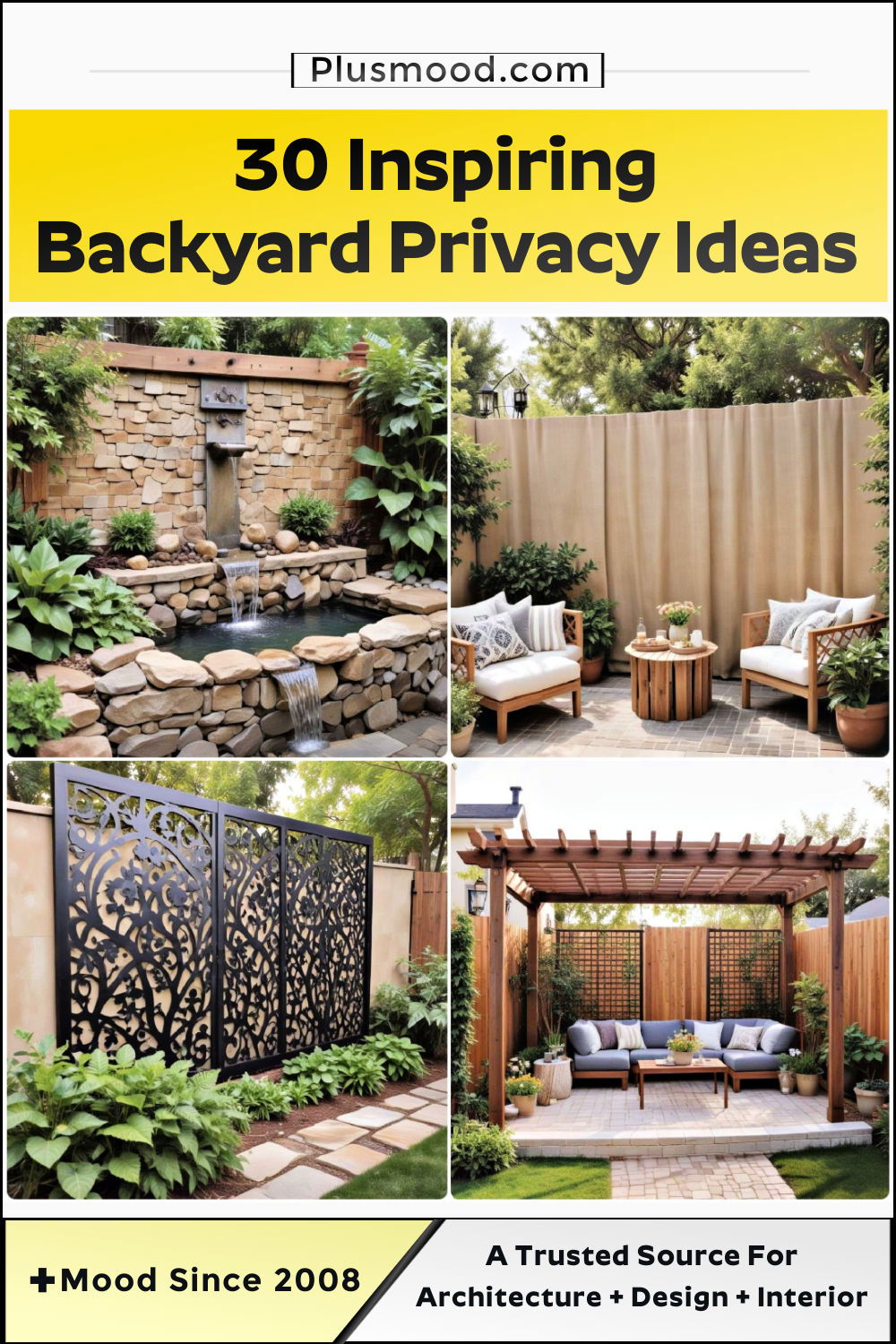 backyard privacy ideas and inspiration