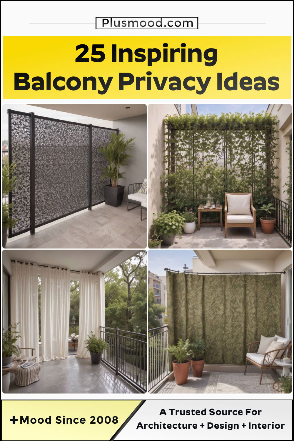 balcony privacy ideas and inspiration